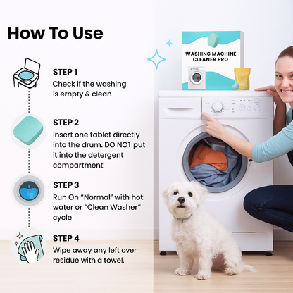 Pet Hair Washing Machine Cleaner (24 per pack)
